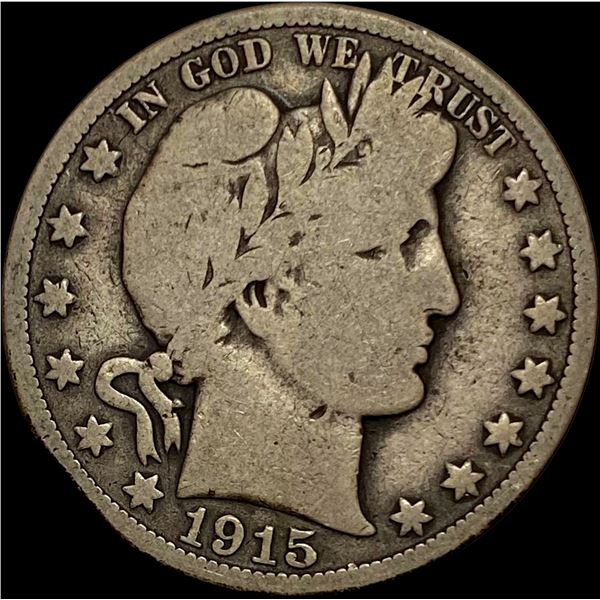 1915 Barber Half Dollar LIGHTLY CIRCULATED