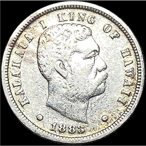 1883 Hawaii Silver Dime NEARLY UNCIRCULATED