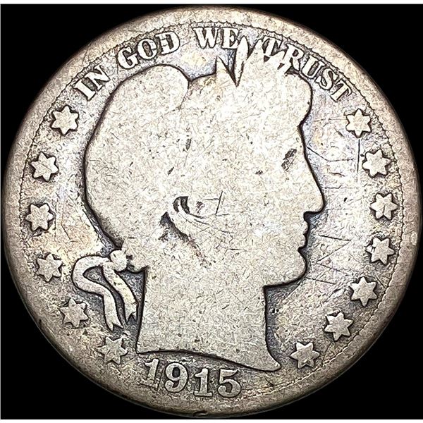 1915 Barber Half Dollar NICELY CIRCULATED