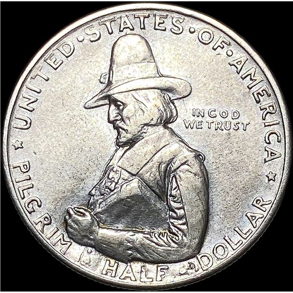 1920 Silver Pilgrim Tercentenary Half Dollar  HIGH GRADE