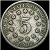 Image 2 : 1874 Shield Nickel NICELY CIRCULATED