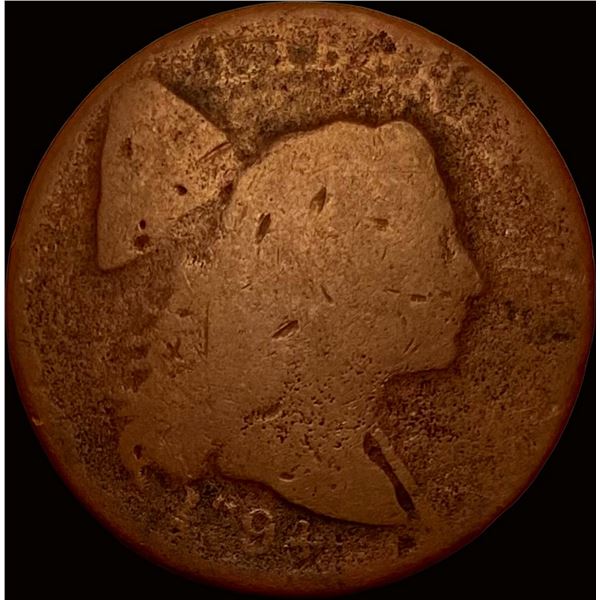 1794 Liberty Cap Large Cent NICELY CIRCULATED