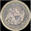 Image 2 : 1853 Arrows/Rays Seated Liberty Quarter NICELY CIRCULATED