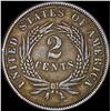 Image 2 : 1869 Bronze Two-Cent Piece NEARLY UNCIRCULATED