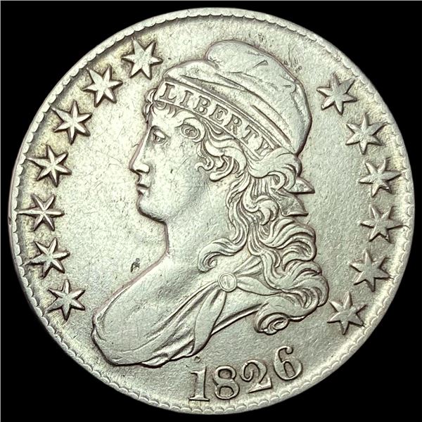 1826 Capped Bust Half Dollar CLOSELY  UNCIRCULATED