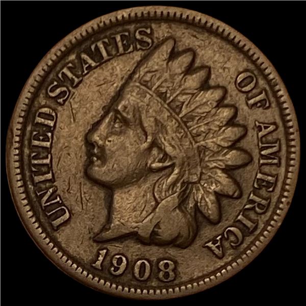 1908-S Indian Head Cent LIGHTLY CIRCULATED