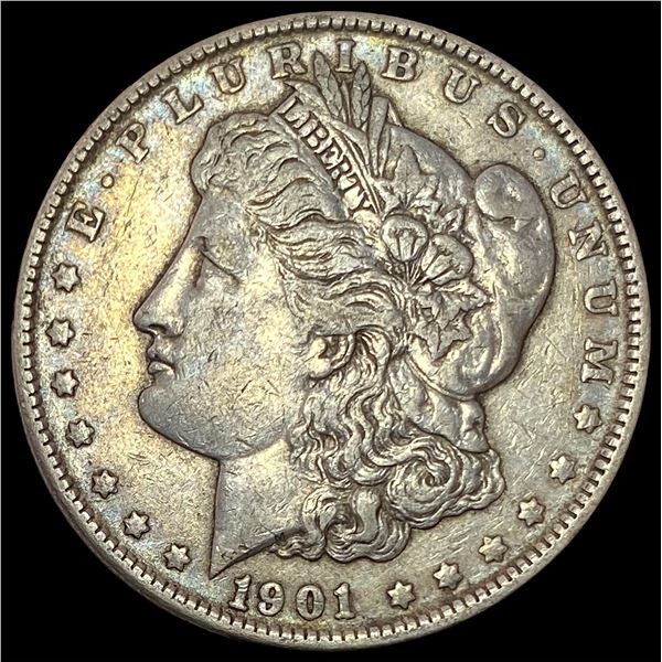 1901 Morgan Silver Dollar NEARLY UNCIRCULATED