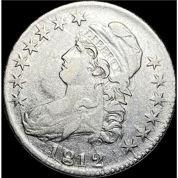 1812 Capped Bust Half Dollar LIGHTLY CIRCULATED