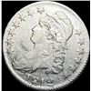 1812 Capped Bust Half Dollar LIGHTLY CIRCULATED