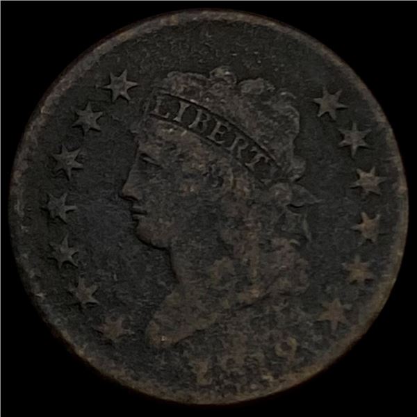 1812Classic Head Large Cent NICELY CIRCULATED