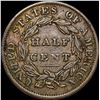 Image 2 : 1834 Classic Head Half Cent CLOSELY UNCIRCULATED