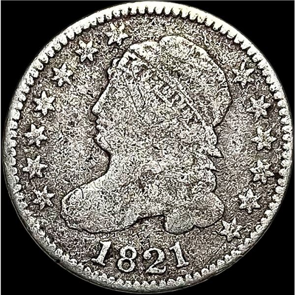 1821 Capped Bust Dime NICELY CIRCULATED