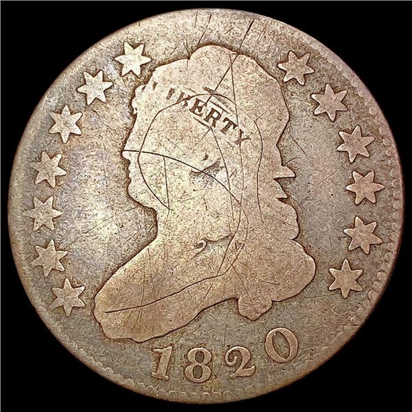1820 Capped Bust Quarter NICELY CIRCULATED