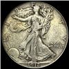 1918-D Silver Half Dollar Walking Liberty LIGHTLY CIRCULATED