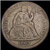 1863-S Seated Liberty Dime NICELY CIRCULATED