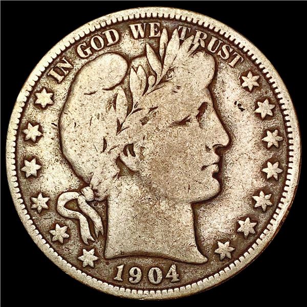 1904-O Barber Half Dollar NICELY CIRCULATED