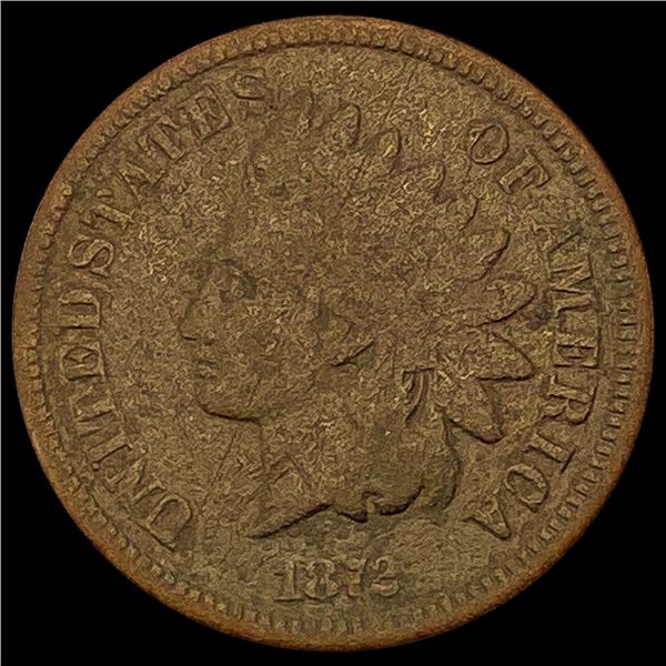 1872 Indian Head Cent NICELY CIRCULATED