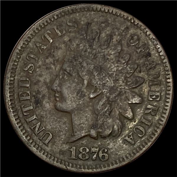 1876 Indian Head Cent NICELY CIRCULATED