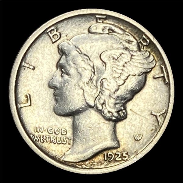 1925-D Silver Mercury Dime CLOSELY UNCIRCULATED