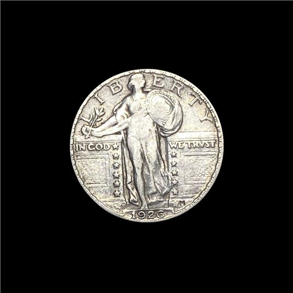 1926-S Silver Standing Liberty Quarter LIGHTLY CIRCULATED