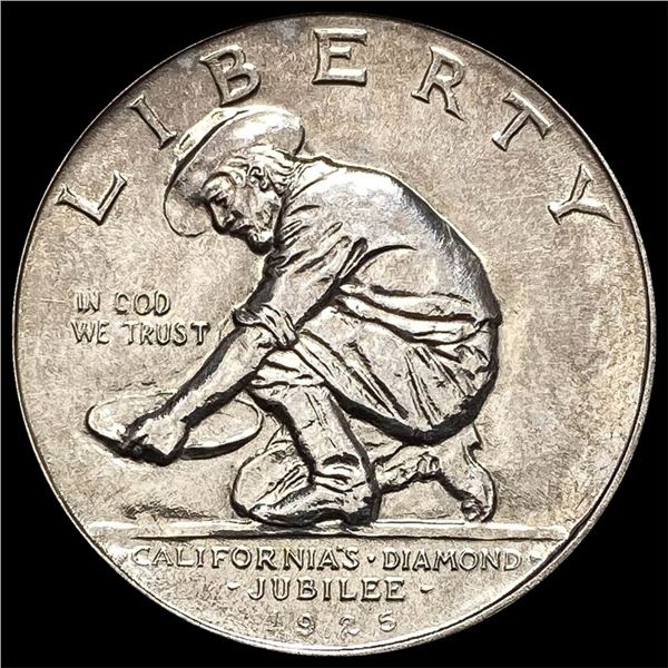 1925-S Silver California Jubilee Half Dollar UNCIRCULATED