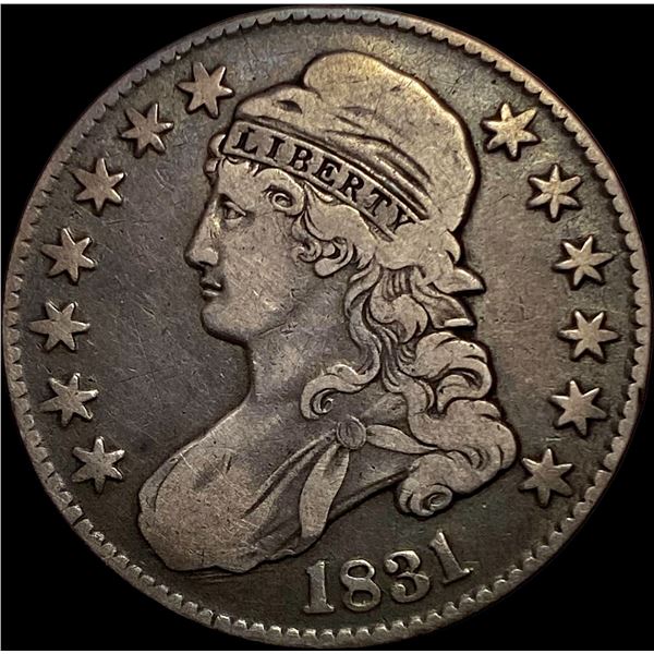1831 Capped Bust Half Dollar NEARLY UNCIRCULATED
