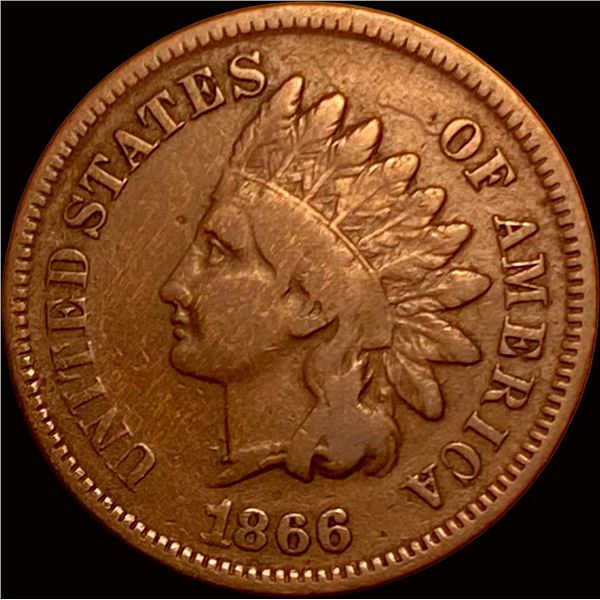 1866 Indian Head Cent LIGHTLY CIRCULATED