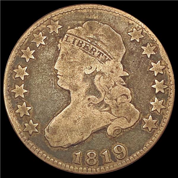 1819 Capped Bust Quarter NICELY CIRCULATED