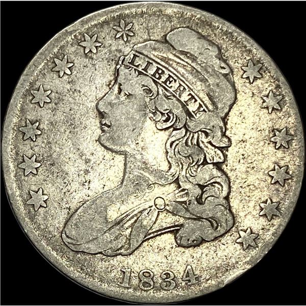 1834 Capped Bust Half Dollar NICELY CIRCULATED