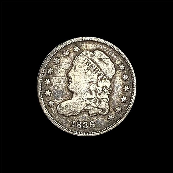 1836 Capped Bust Half Dime LIGHTLY CIRCULATED