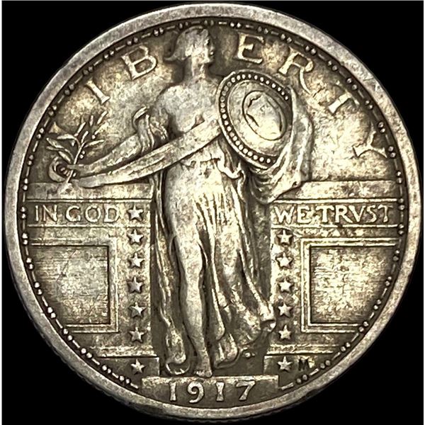 1917 Standing Liberty Quarter Type 1 LIGHTLY CIRCULATED