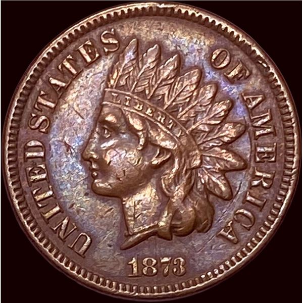 1873 Indian Head Cent CLOSELY UNCIRCULATED