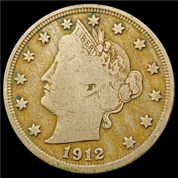 1912-S Liberty Victory Nickel NICELY CIRCULATED