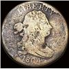 Image 1 : 1804 Draped Bust Half Cent NICELY CIRCULATED