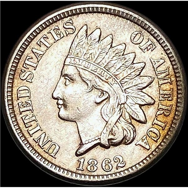 1862 Indian Head Cent CLOSELY UNCIRCULATED