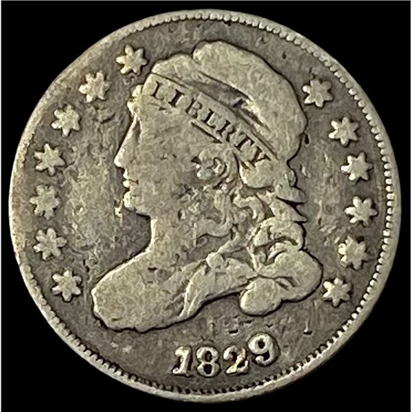 1829 Capped Bust Dime NICELY CIRCULATED