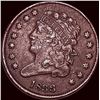1833 Copper Half Cent LIGHTLY CIRCULATED