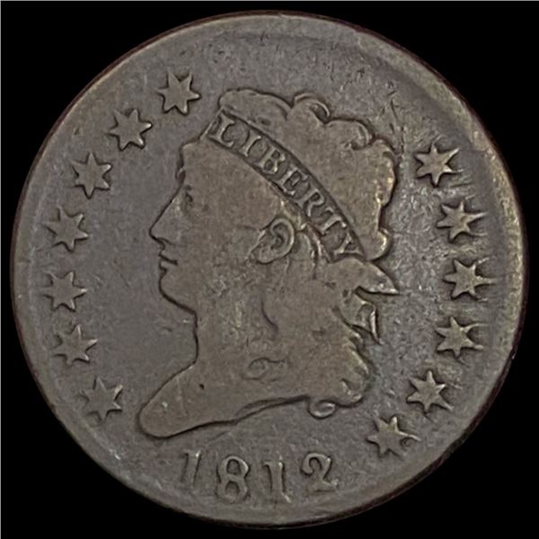 1812 Classic Head Large Cent NICELY CIRCULATED