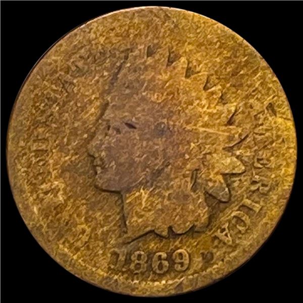 1869 Indian Head Cent NICELY CIRCULATED
