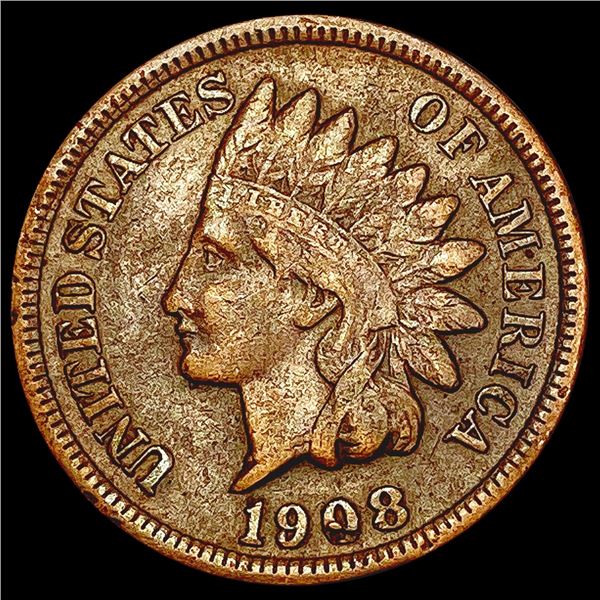 1908-S Indian Head Cent LIGHTLY CIRCULATED