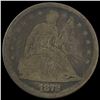 1872 Seated Liberty Dollar NICELY CIRCULATED