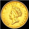 Image 1 : 1855 Rare Gold Dollar CLOSELY UNCIRCULATED
