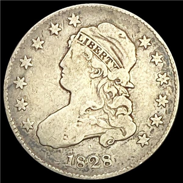 1828 Capped Bust Quarter LIGHTLY CIRCULATED