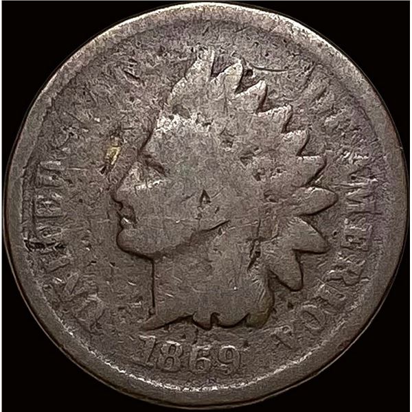 1869 Indian Head Cent NICELY CIRCULATED