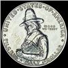 1920 Silver Pilgrim Tercentenary Half Dollar CHOICE AU