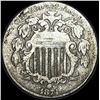 1874 Shield Nickel LIGHTLY CIRCULATED