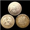 Image 2 : [3]1835-1854 Early US Type Quarters NICELY CIRCULATED