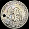 Image 2 : 1873-CC Silver Trade Dollar NICELY CIRCULATED