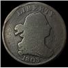 Image 1 : 1803 Draped Bust Half Cent NICELY CIRCULATED