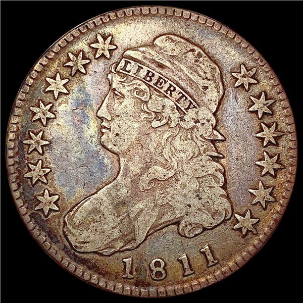 1811 Capped Bust Half Dollar LIGHTLY CIRCULATED